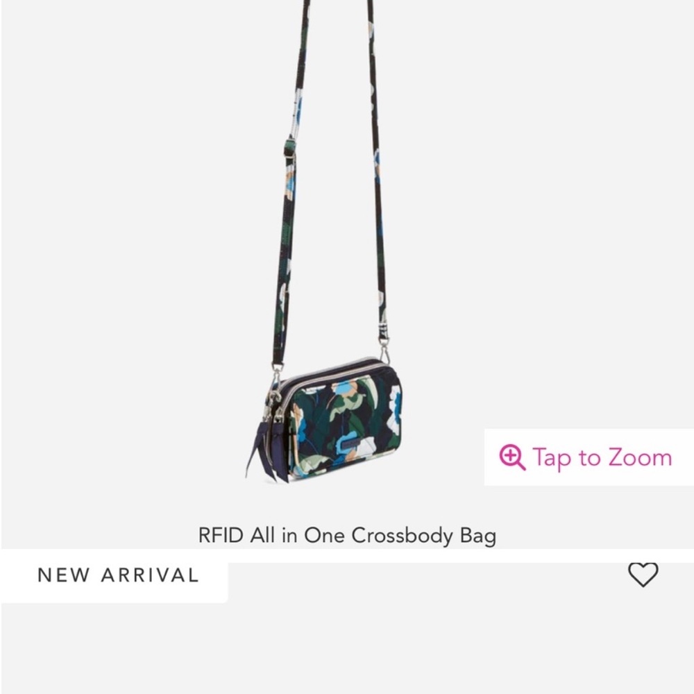 Elegant Floral Crossbody Bag